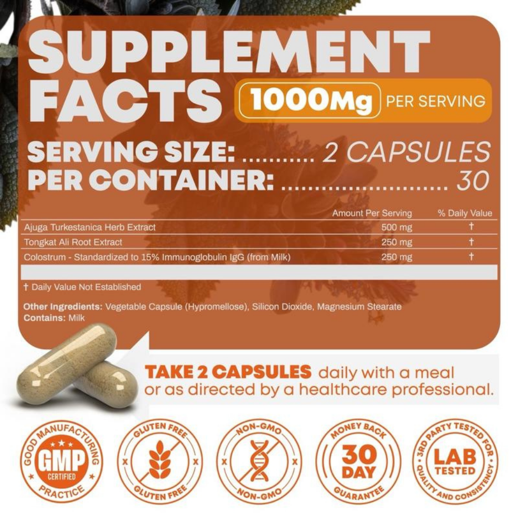 Balensha Turkesterone & Tongkat Ali Supplement