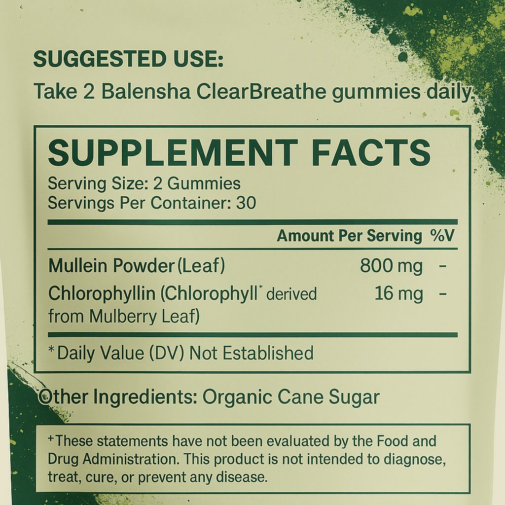 Balensha ClearBreathe Gummies